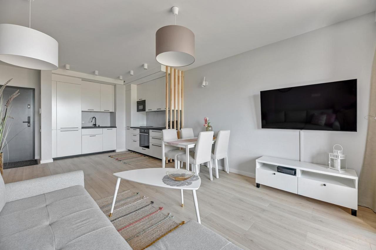 Chlebova - Riverside View Terrace, Free Parking, Gym & Kidsplay By Downtown Apartments Gdansk Dış mekan fotoğraf