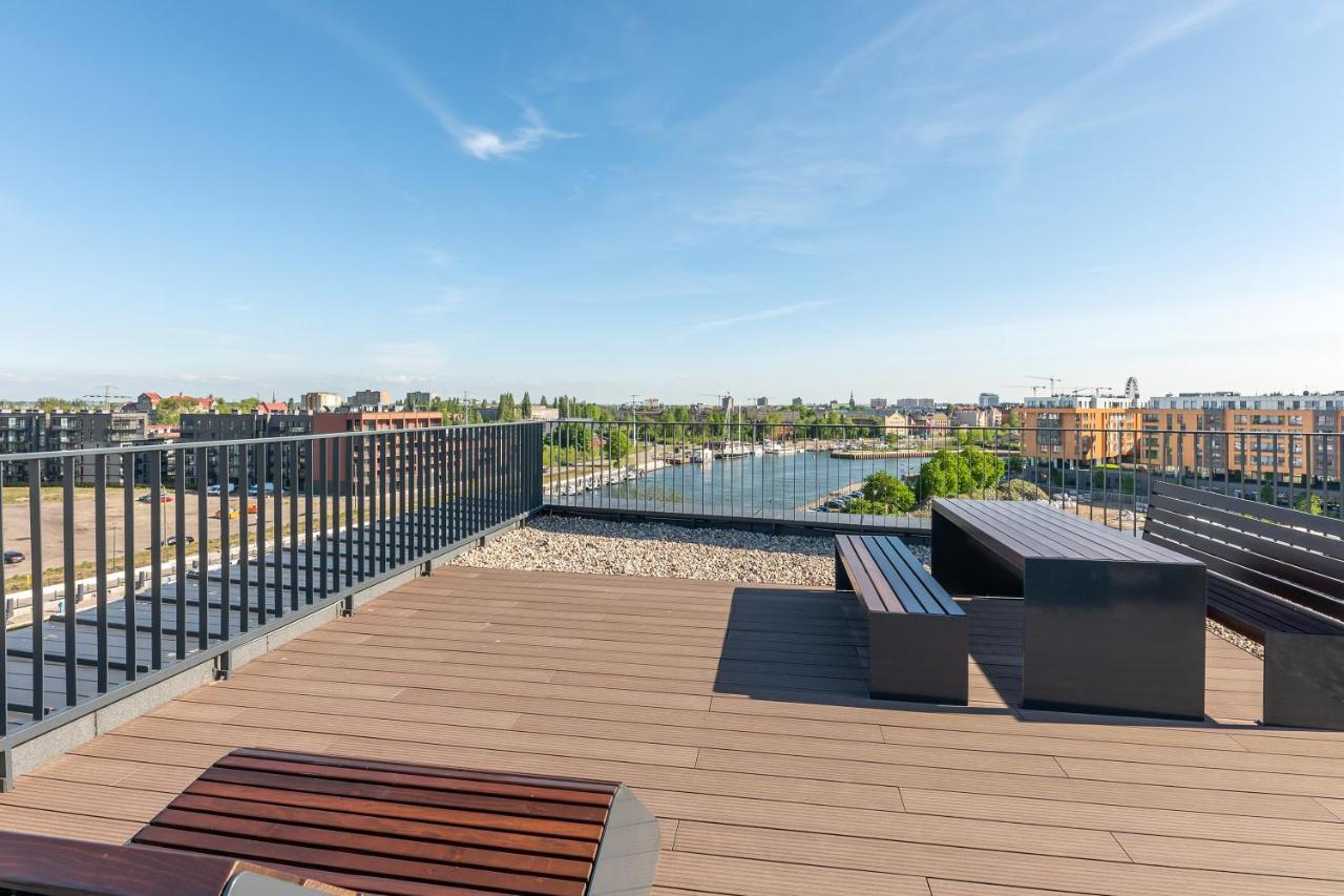 Chlebova - Riverside View Terrace, Free Parking, Gym & Kidsplay By Downtown Apartments Gdansk Dış mekan fotoğraf