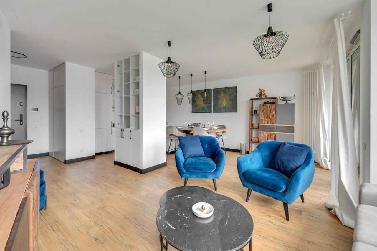 Chlebova - Riverside View Terrace, Free Parking, Gym & Kidsplay By Downtown Apartments Gdansk Dış mekan fotoğraf