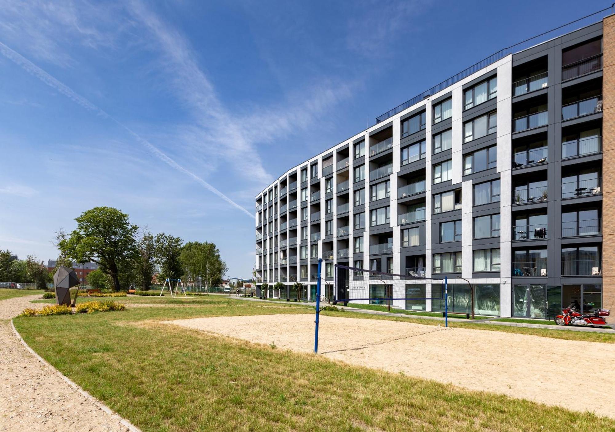 Chlebova - Riverside View Terrace, Free Parking, Gym & Kidsplay By Downtown Apartments Gdansk Dış mekan fotoğraf