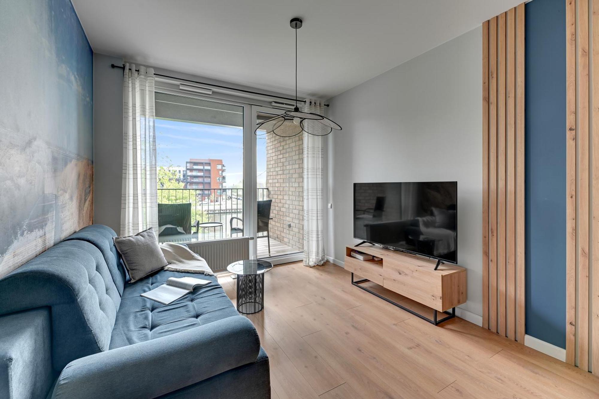 Chlebova - Riverside View Terrace, Free Parking, Gym & Kidsplay By Downtown Apartments Gdansk Oda fotoğraf