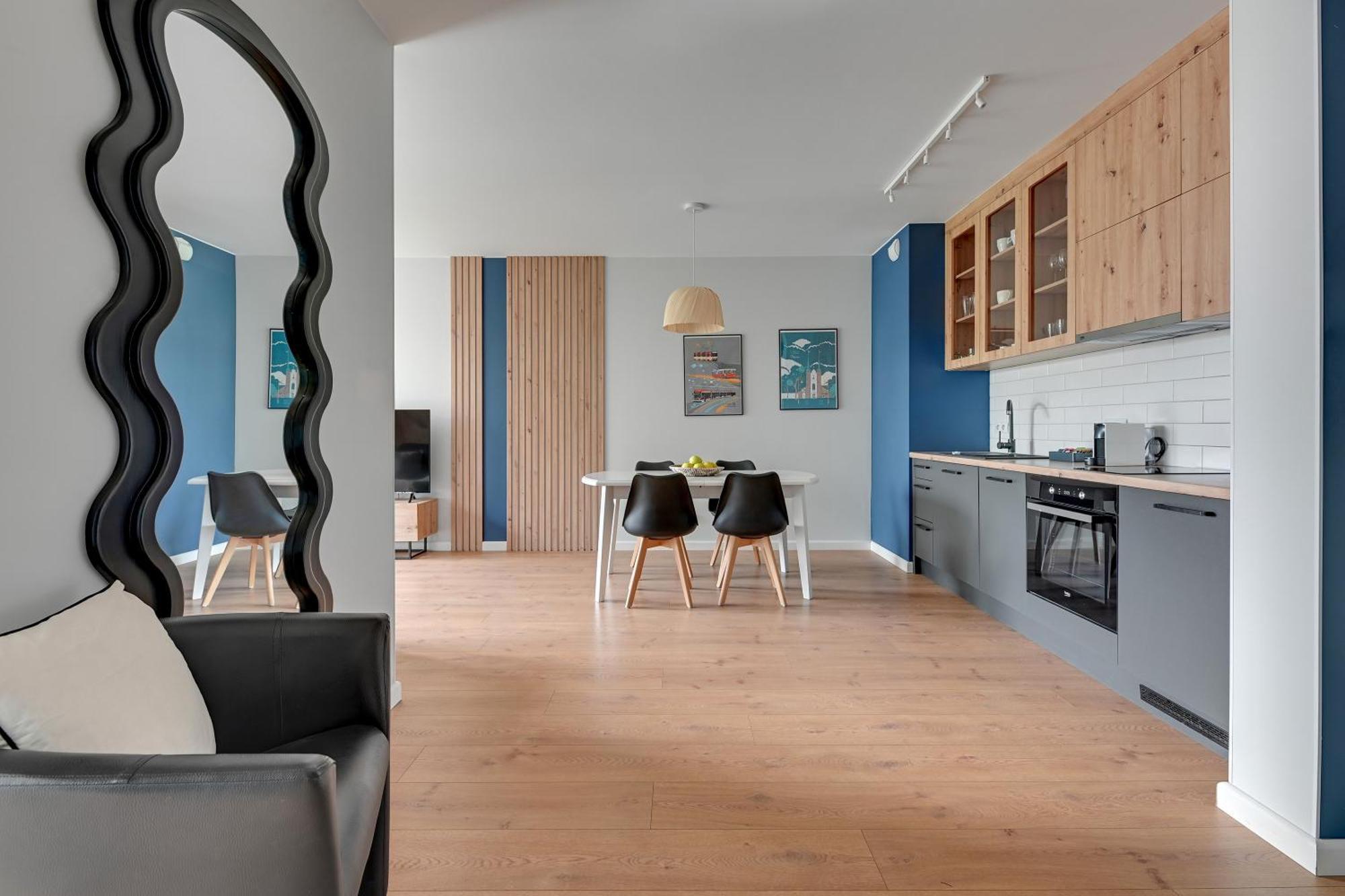 Chlebova - Riverside View Terrace, Free Parking, Gym & Kidsplay By Downtown Apartments Gdansk Oda fotoğraf