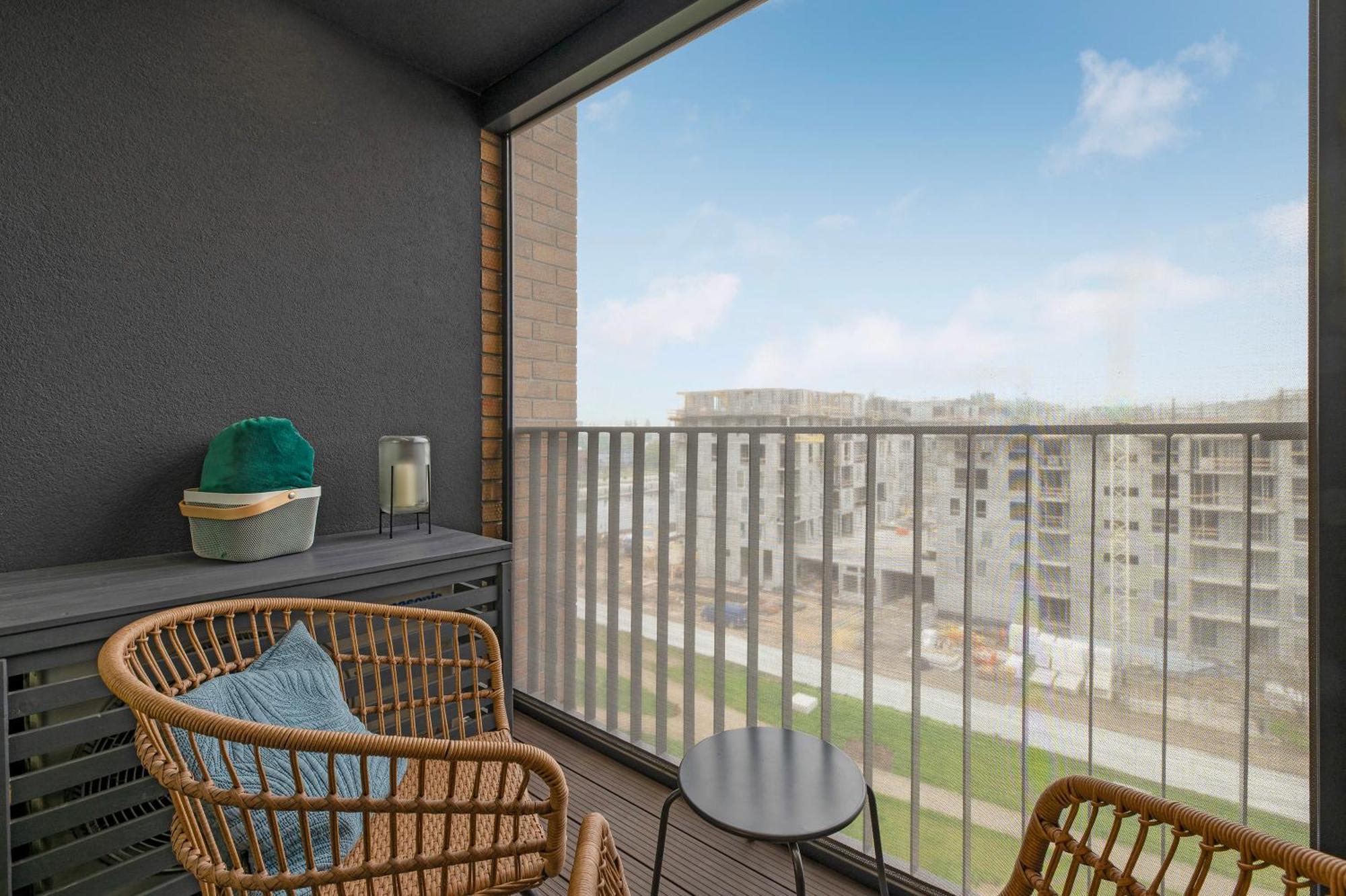 Chlebova - Riverside View Terrace, Free Parking, Gym & Kidsplay By Downtown Apartments Gdansk Dış mekan fotoğraf