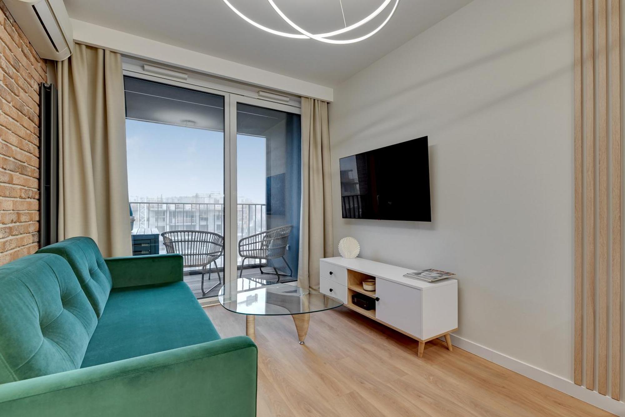Chlebova - Riverside View Terrace, Free Parking, Gym & Kidsplay By Downtown Apartments Gdansk Dış mekan fotoğraf